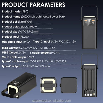 POWER BANK avec charge rapide 22.5 W