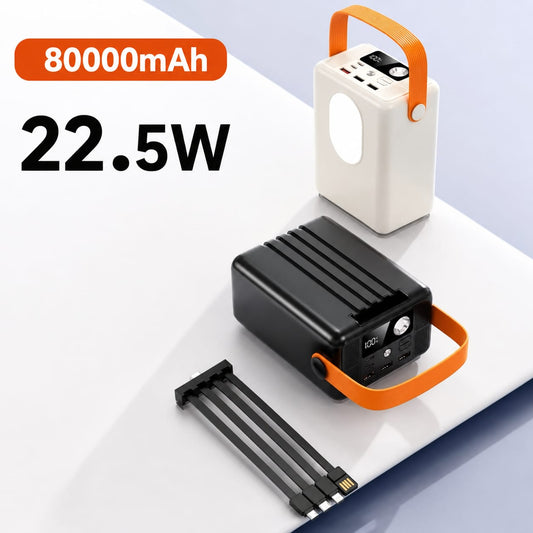 POWER BANK 80 000 mAh charge rapide