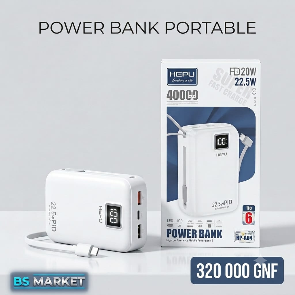HEPU A04 40 000 mAh