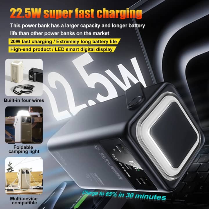 POWER BANK avec charge rapide 22.5 W